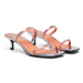 Sandále Diesel Kittie D-Kittie Sd Sandals Silver/Shell Coral