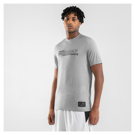 Basketbalové tričko unisex TS500 Fast sivé TARMAK