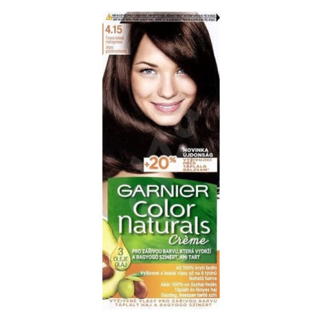 Garnier Color Naturals permanentná farba na vlasy 4.15 Tmavá ľadová mahagónová