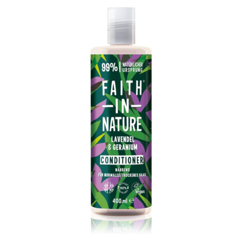 Faith In Nature Lavender & Geranium prírodný kondicionér pre normálne až suché vlasy