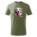 Detské tričko s potlačou plemena Pyrenejský horský pes s voliteľným menom