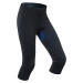 Detské lyžiarske spodné nohavice 580 i-soft čierno-modré