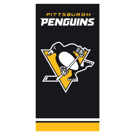 Pittsburgh Penguins plážová osuška black