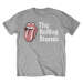 The Rolling Stones Tričko Scratched Logo Unisex Grey