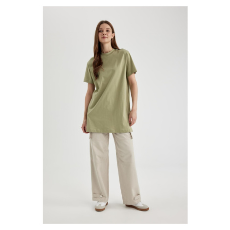 DEFACTO Basic Plain Gabardine Trousers with Cargo Pocket