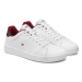 Tommy Hilfiger Sneakersy Court Cupsole Leather Flag FM0FM05451 Biela