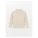 LC Waikiki High Collar Plain Long Sleeve Women's Knitwear Sweater