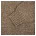Jamieson's Knitwear Hnedý sveter Jamieson's zo shetlandskej vlny