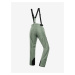 Zelené dámske lyžiarske nohavice s membránou PTX ALPINE PRE Osaga