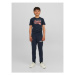 Jack&Jones Junior Tričko 12237367 Tmavomodrá Regular Fit