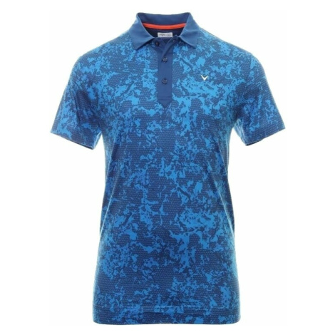 Callaway Mens All Over Abstract Camo Printed Polo Limoges