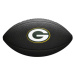 Wilson MINI NFL TEAM SOFT TOUCH FB BL GB Mini lopta na americký futbal, čierna, veľkosť