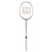 Wilson Fierce 270 Bedminton Racket White/Pink Bedmintonová raketa