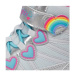 Skechers Čižmy Heart Lights Sweet Styling 302668L/SMLT Strieborná