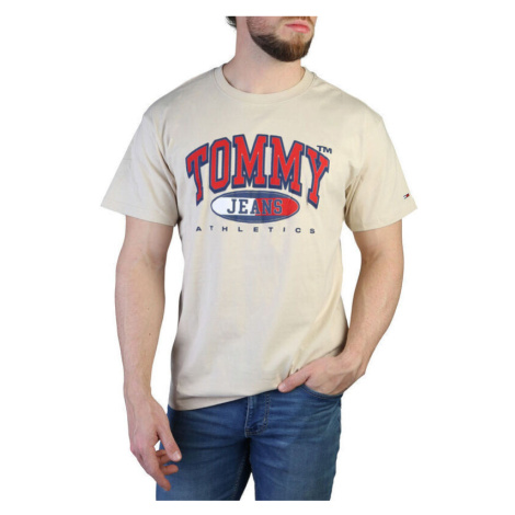 Tommy Hilfiger  dm0dm16407 aci brown  Tričká s krátkym rukávom Hnedá