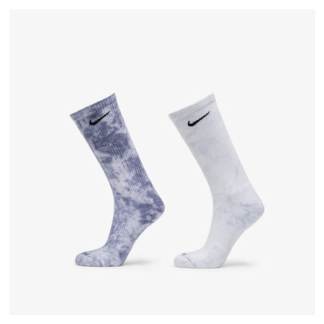 Nike Everyday Plus Cushioned Tie-Dye Crew Socks 2-Pack Multicolor