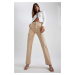 DEFACTO Straight Fit Gabardine Trousers
