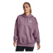 Dámska zateplená tréningová mikina s kapucňou UNDER ARMOUR Essential Fleece OS Hoodie-PPL