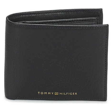 Tommy Hilfiger  PREMIUM LEATHER CC FLAP AND COIN  Peňaženky Čierna