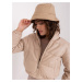 Camel quilted hat