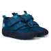 Barefoot topánky s membránou Affenzahn - Minimal Lowboot Knit Bear blue