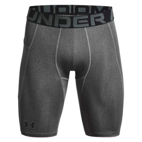 Under Armour HG ARMOUR LONG SHORTS Pánske kompresné kraťasy, sivá, veľkosť