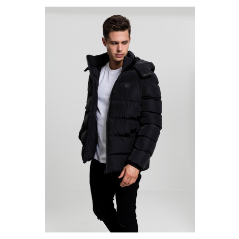 Puffer hooded jacket black Urban Classics