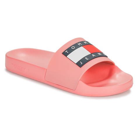 Tommy Jeans  TOMMY JEANS FLAG POOL SLIDE ESS  športové šľapky Ružová Tommy Hilfiger