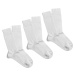 Banana Socks Unisex's 3Pack Socks Essentials Ivory Serenity