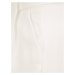 Missguided Petite Plisované nohavice  biela