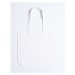Printwear Bavlnená taška s bočným preložením XT95 White