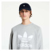 Mikina adidas Trefoil Crew Medium Grey Heather/ White