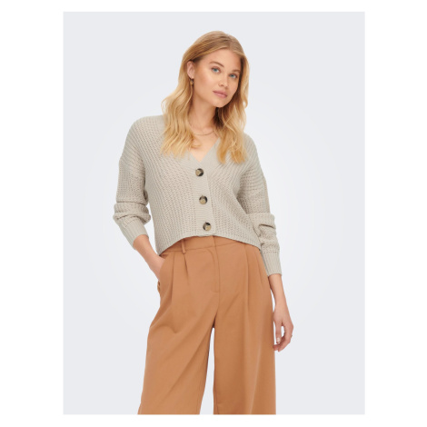 Beige Ladies Cardigan ONLY Carol - Ladies