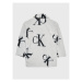 Calvin Klein Jeans Prechodný kabát Monogram IG0IG01621 Sivá Regular Fit
