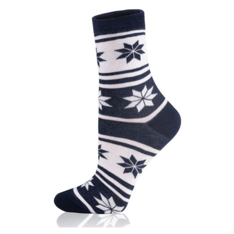 Unisex ponožky Italian Fashion S145D Alaska Tmavomodrá