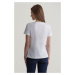 TRIČKO GANT REG SHIELD SS V-NECK T-SHIRT WHITE