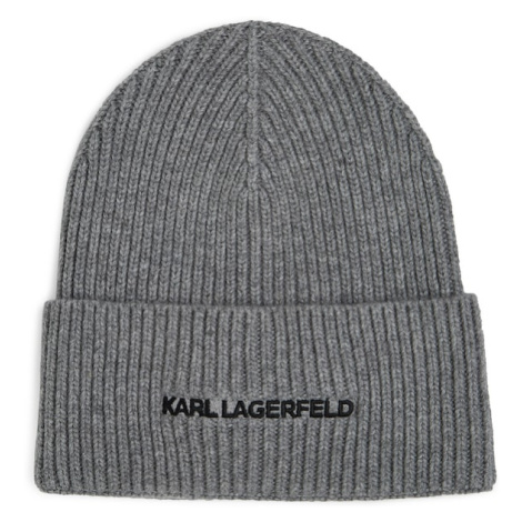 Karl Lagerfeld Čiapky  sivá / čierna