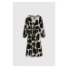 Viscose patterned dress