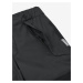 Čierne detské vodeodolné nohavice s povrchovou úpravou Reima Lento