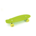 Teddies Skateboard pennyboard 43cm plastové osy zelená žlutá kola