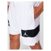 Jordan Športové nohavice  biela / čierna
