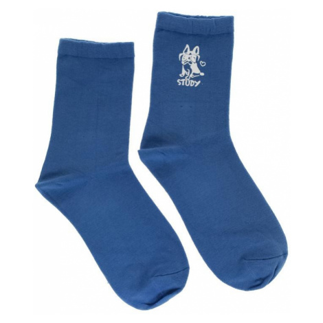 Dámske modré ponožky STUDY