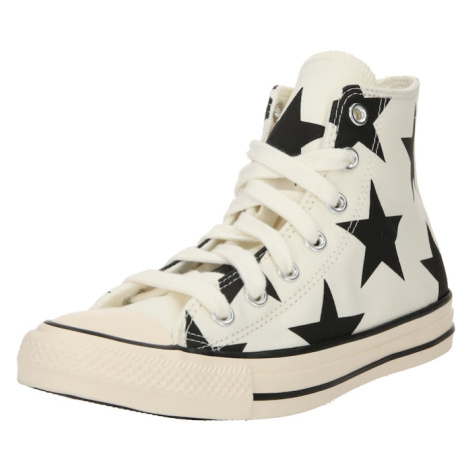 CONVERSE Členkové tenisky 'Chuck Taylor All Star'  béžová / čierna