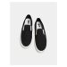 Pull&Bear Slip-on obuv  čierna / šedobiela