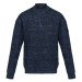 Regatta Solomon Pletený sveter so zipsom TRF673 Navy Marl