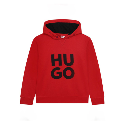 Hugo Mikina G25116 S Červená Regular Fit Hugo Boss