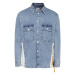 Tommy Jeans Bunda - DENIM WORKER SHIRT JACKET SMXLBC modrá