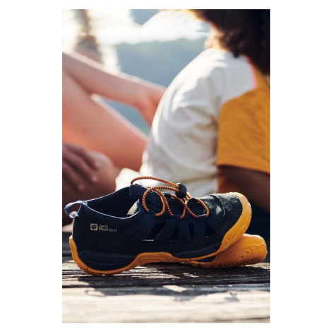Detské sandále Jack Wolfskin VILI SANDAL K oranžová farba