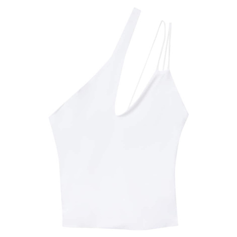 Pull&Bear Top  biela Pull & Bear