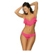 TMAVORUŽOVÉ VOLÁNIKOVÉ PUSH-UP BIKINY MATYLDA PETUNIA M-469 (14)